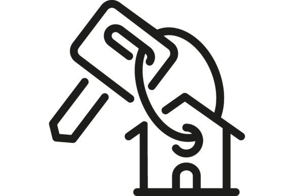 Download Icon of House Keys. Mortgage, Rent, Buil - Mortgage Collection