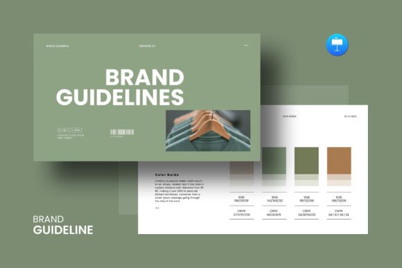 Download Brand Guidelines Keynote Template - Key Collection