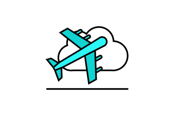 Download Flat Icon of Airplane Transportation - Premium Resources