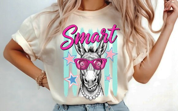 Download Striped Smart Ass Funny Donkey Shirt Png - Key Collection