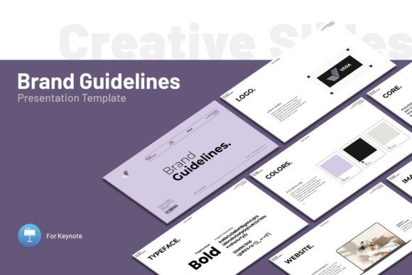 Download Brand Guideline Keynote Template - Key Collection